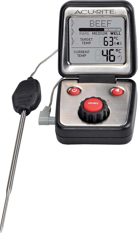 AcuRite 00277 Digital Cook Thermometer,Black