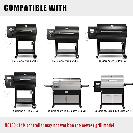 Digital Control Board Kit for Louisiana Grills G2 Compatible with Louisiana CS570 CS450 LG700 LG900 800 Elite with Meat Probe,RTD Temperature Probe,Hot Rod Ignitor,Parts Number 50125