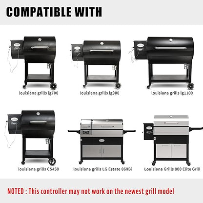 Digital Control Board Kit for Louisiana Grills G2 Compatible with Louisiana CS570 CS450 LG700 LG900 800 Elite with Meat Probe,RTD Temperature Probe,Hot Rod Ignitor,Parts Number 50125