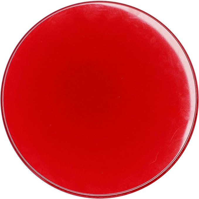 Reston Lloyd, Burner Covers For Electric Stovetop, Decorative Lightweight Tin Covers, Set of 4 (2-8 inch & 2-10 inch), Conceals Messy Drip Pans, Red