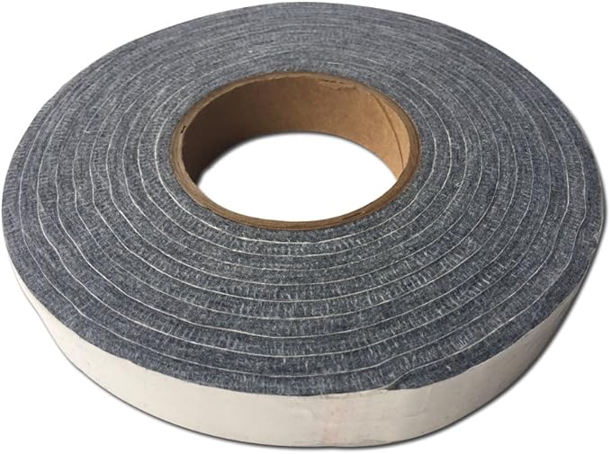 Grey Lavalock Gasket High Temp BBQ Smoker Grill Self Stick 1" x 1/4" x 15'