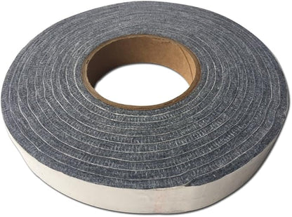 Grey Lavalock Gasket High Temp BBQ Smoker Grill Self Stick 1" x 1/4" x 15'