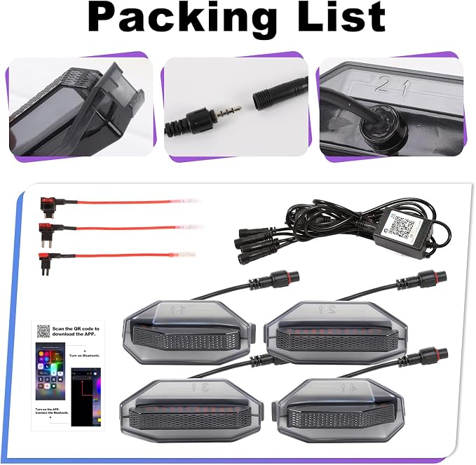 Led Grille Grill Lights for Tundra Platinum 1794 Edition 2022-2026 | RGB 3rd gen Grills raptor Light Toyota Tundra assembly accessories