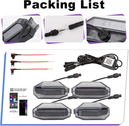 Led Grille Grill Lights for Tundra Platinum 1794 Edition 2022-2026 | RGB 3rd gen Grills raptor Light Toyota Tundra assembly accessories