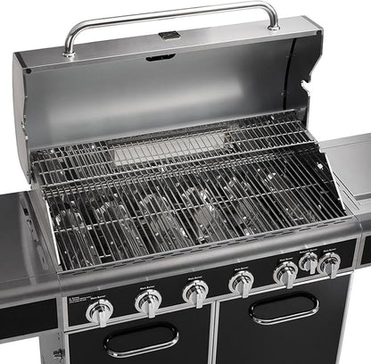 BQMAX Grill Parts for Kenmore 5 Burner Grill 146.23680310, 146.47469610, 146.30213510, 146.47468610, 640-05057375-7, Heat Plate & Burner Kit for Kenmore Grill Replacement Parts