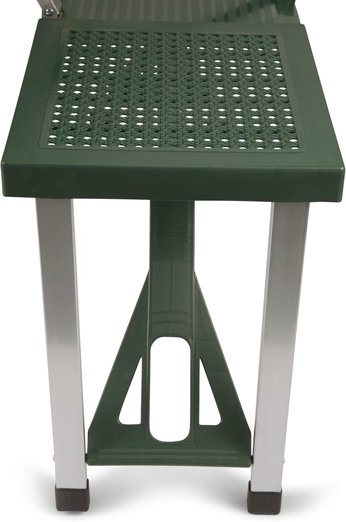 Picnic TIME Portable Folding Picnic Table with Seats for 4, Collapsible Aluminum Table with Benches & Umbrella Hole, Lightweight Foldable Table for Camping, Travel, Backyard, Tailgating | with Umbrella Hole