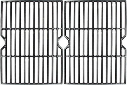Hongso Porcelain Coated Cast Iron Cooking Grates Replacement Parts for Grill Master 720-0737 720-0670E, Master Forge GD4215S, Grill Chef GC616 GC716, Nexgrill 720-0737, Savor Pro GD4210S Gas Models
