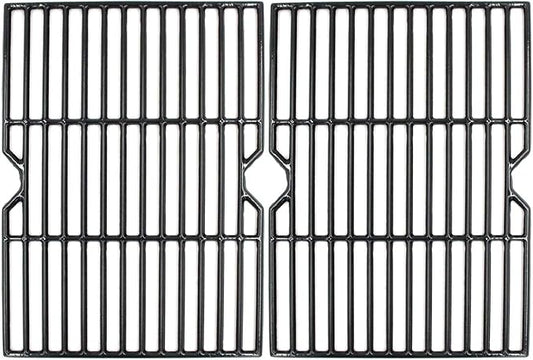 Hongso Porcelain Coated Cast Iron Cooking Grates Replacement Parts for Grill Master 720-0737 720-0670E, Master Forge GD4215S, Grill Chef GC616 GC716, Nexgrill 720-0737, Savor Pro GD4210S Gas Models