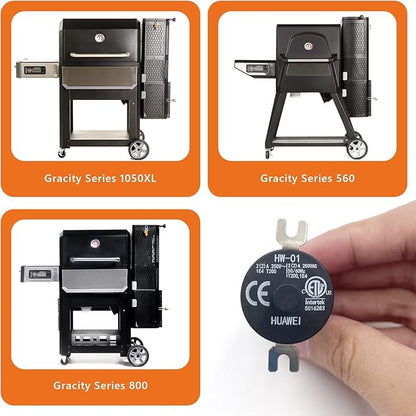 Replacement for Masterbuilt Hopper Lid/Door Switch Kit Part 3-Piece, Compatible with Masterbuilt Gravity Series 560/800/1050 XL & Digital Charcoal Grill + Smokers