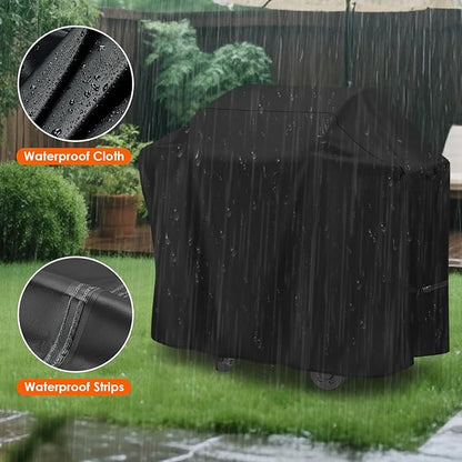 Grill Cover for Weber Spirit 2-Burner E-210 Grill, 49inch Outdoor Grill Cover Waterproof for Weber 3-Burner E-310 Liquid Propane-49 L x 27" W x 43" H