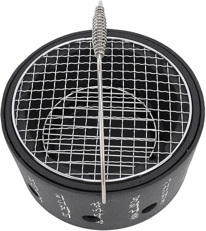 Pomya BBQ Stove, Durable Practical Barbecue Grill Charcoal Stove Korean Design for Tea Making (L)
