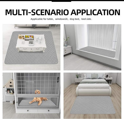 Easy-Going Sectional Couch Covers for Dogs L Shape Sofa Cover Reversible Sofa Slipcover Chaise Lounge Cover Furniture Protector Cover for Pets Dog Cat (42 x 68 inches, Light Gray/Light Gray) | Soft Sofa Slipcover For Dogs, Fits Left/Right Chaise Lounge...