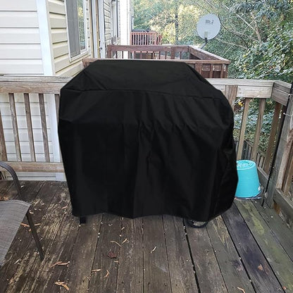 Outdoor Dining Cart Cover for Royal Gourmet Double-Shelf Movable Prep Grill Side Table Heavy Duty Waterproof Cover for Stainless Steel Top BBQ Pizza Oven Kitchen Work Table, Black