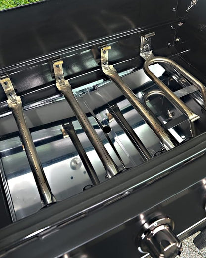Grease Tray with Catch Pan - Dyna Glo Grill Replacement Parts, Adjustable Stainless Drip Pan for Gas Grill Models from Dyna Glo, Nexgrill, Expert Grill, Kenmore, BHG and More (Width 30"-36")