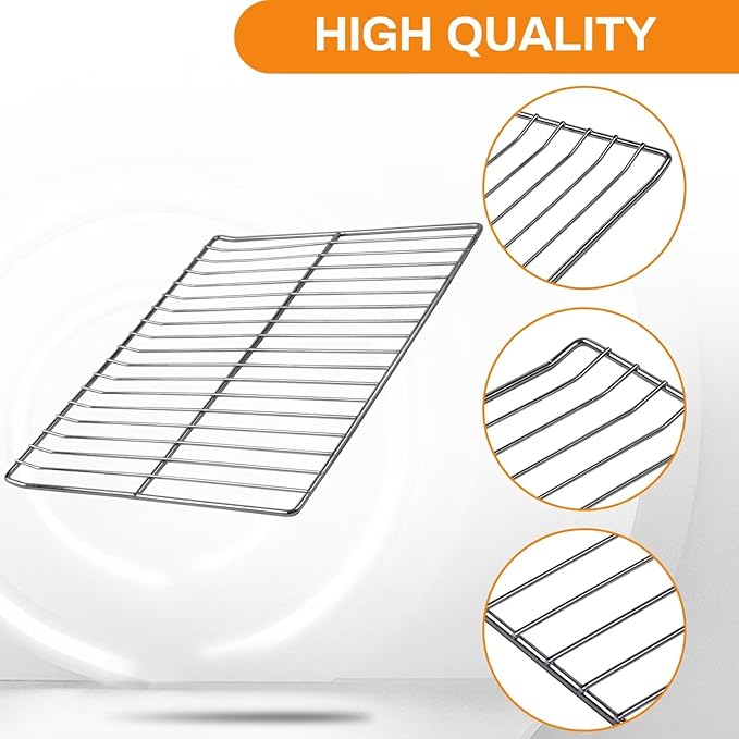 Cooking Grate Replacement Part for Masterbuilt 30 Inch Electric Smoker, 14.6" x 12.2" Grill Grids, Smoker Grates for Masterbuilt MB20071117, 20071117, MB20073519, MB26073519, MB20070421, 3 Pack