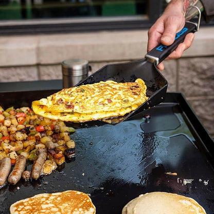 Pit Boss Ultimate Griddle Grub Shovel – Wide Griddle Spatula for Smash Burgers & Breakfast Foods, Nylon Polymer with Soft‑Touch Grip, Built‑in Bottle Opener