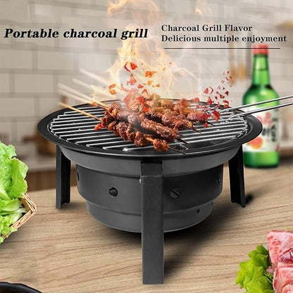 Portable folding charcoal grill, easy to clean, 35 * 19cm