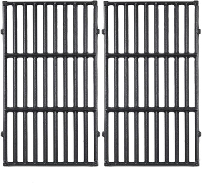 7637 Grill Grates for Weber Spirit E210,17.5 Inch Grill Parts for Weber Spirit E210 , E220 ,S210 ,S220 ,S215 with Front Control,Cast Iron Replacement Parts for Weber Spirit 200 & GS4 Spirit II E210