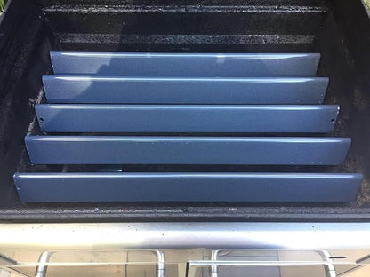 24.5" Flavorizer Bars for Weber Genesis 300 Series with Side Control Knobs (2007-2010), for Weber 7539 7540 16GA Porcelain-Enameled Steel Heat Plates, Fits Genesis E310 E320 S310 S320 EP310 EP320
