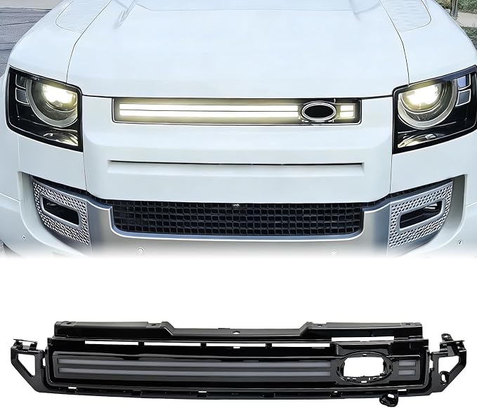Grill Lights for Land Rover Defender 90 110 130 2020-2025 Led Front Grille Lights