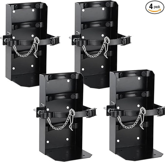 𝙐𝙥𝙜𝙧𝙖𝙙𝙚 10 LB Heavy Duty Fire Extinguisher Bracket 4 Pcs, Fire Extinguisher Mount St12 Steel, Fit 10 Lb Dry/5 Lb Co2 Extinguisher for School Vehicle Boat Truck Replace amerex 809
