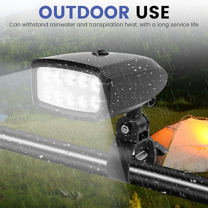 Grill Light with 10 Light Beads, BBQ Lights for Grill, Heat Resistant & Rainproof LED Grill Light for Outdoor Grill Barbecue Picnic, Grill Accessories (Batteries not Included)