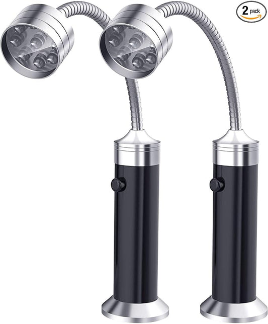 Grill Light Grilling Accessories for Outdoor,Barbecue Magnetic LED Lights Flexible Gooseneck, Grill Gadget 2 Pack