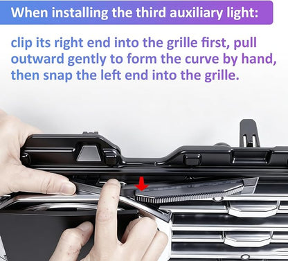 RGB Led Grills Light for 6th gen Toyota 4Runner Limited 2025 | 2027 2026 Grille Grill Lights Accessories