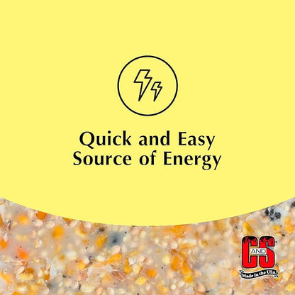 C&S High Energy Suet Treat, Wild Bird Food for Woodpeckers, Nuthatches, Chickadees and Jays, 11.75 Ounces, Pack of 8