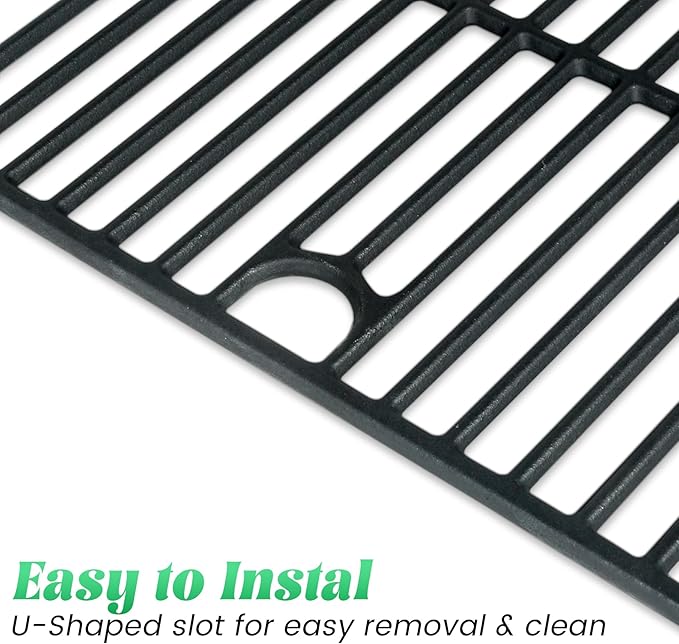 Cast Iron Cooking Grates for Pit Boss 1000 Series Austin XL Rancher Grill Grid for Traeger Pro 34 Series Wood Pellet Smoker Replacement Parts BBQ Grilling Rack