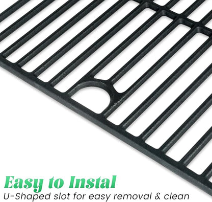 Cast Iron Cooking Grates for Pit Boss 1000 Series Austin XL Rancher Grill Grid for Traeger Pro 34 Series Wood Pellet Smoker Replacement Parts BBQ Grilling Rack