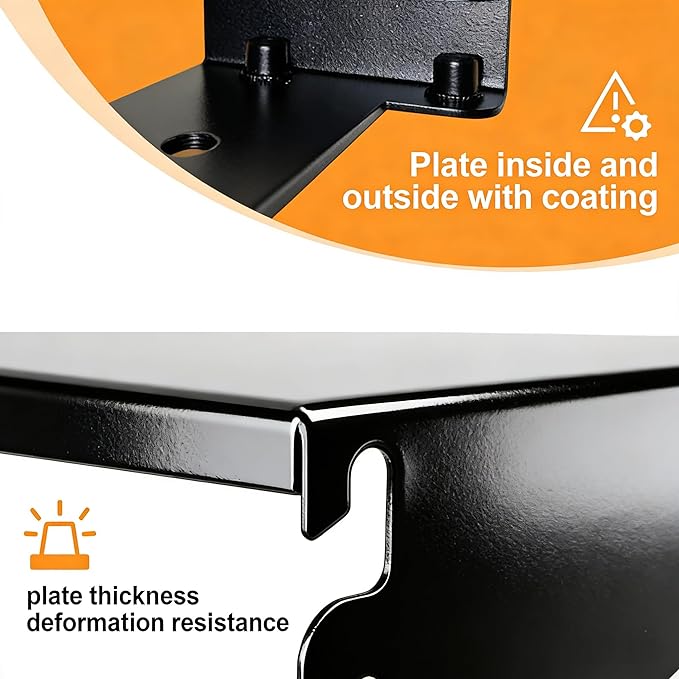 Grill Folding Front Shelf for Traeger Grill Accessories for Traeger Pellet Grills Folding Shelf (Black-Pro 780 Series, 33x13in)