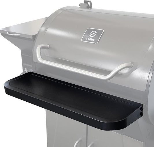 Z GRILLS Folding Front Shelf for 700 Series Pellet Grills, Steel Grill Accessory for Outdoor BBQ, Food Prep and Extra Storage