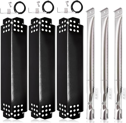 Grill Replacement Parts for Nexgrill 720-0925S, 720-0894F, 2-Burner 720-0864M, 720-0864, 720-0864R, Grill Heat Plates, Burner Tubes and Igniters for Kenmore, BBQ PRO, Backyard, Expert Grill Parts.