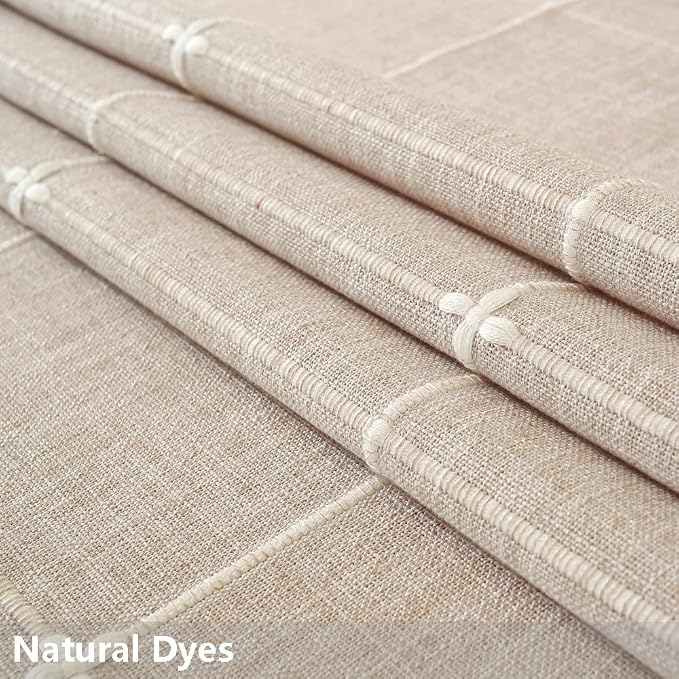 TruDelve Cloth Tablecloths 60x102 Inch Rectangle Tablecloth Oblong Boho Table Cloth for Dining Table Cover(Linen,102"x60",Rectangular)