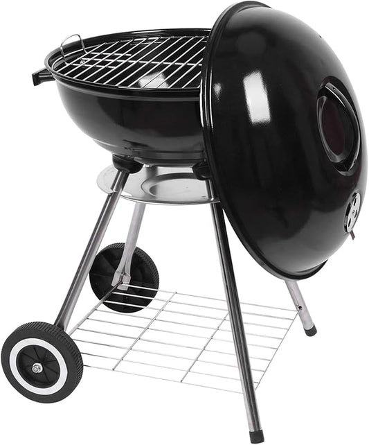 Charcoal Grill for Outdoor Cooking Barbecue Camping BBQ,18 Inch Charcoal Grill Original Kettle Apple Charcoal Grilling Stove Large Oven for Outdoor Courtyard Picnic Roast Meat Home BBQ