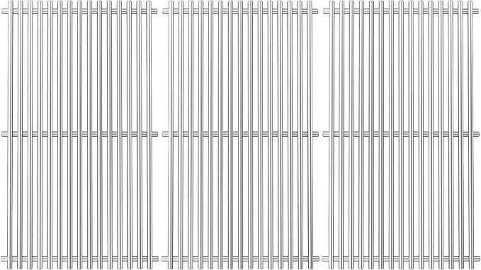 Uniflasy 17 inch 720 0896b Grill Grates for Nexgrill 6 Burner 720-0896B 720-0898 720-0896X 720-0896E Gas Grill, Cast Iron Cooking Grids for Nexgrill 6-Burner Deluxe 720-0896B Grill Replacement Part