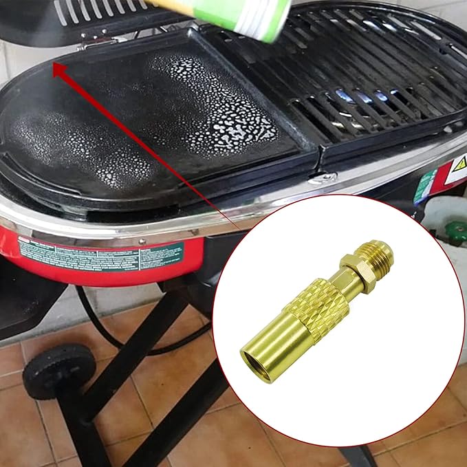 MENSI 3/8" Male Flare Converter Adapter for Coleman Roadtrip LXE Grill to Hook Up RV Propane Extension Hose Roadtrip Grill Series 9949 / 9949A and Some 9941， C001, 5010000743, 9942A5251