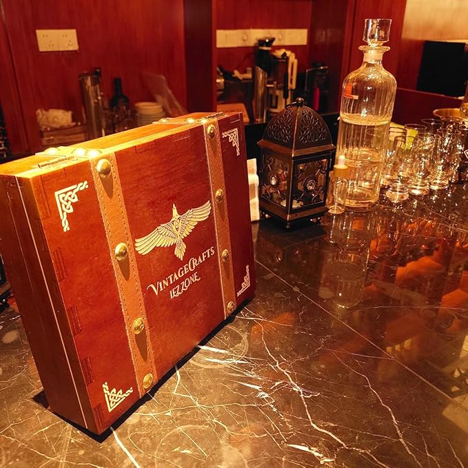 Whiskey Smoker Kit with Torch, Drinks| Cocktail Smoker Kit| Bourbon Smoker Kit with Torch,6 Flavor of Wood Chips,Old Fashioned Smoker Kit,Smoked Whisky Gift for Father's Day (No Butane Incl.)