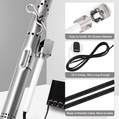 Repair Kit for Charbroil 463365021 463366022 463331221 463449021 463351021 463350722 463354021 463365522 463330521 463352521 463341421 463351221 463350521 463350922 463331021 463331422 Grill Parts