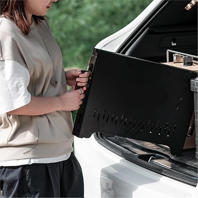 ALLC Charcoal Grills Tabletop Barbecue Rack Camping Outdoor Stainless Steel Barbecue Outdoor Barbecue Skewers Portable Barbecue Stove Barbecue Grill for Garden Outdoor Cooking