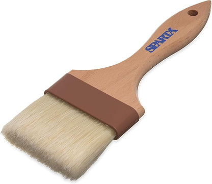 SPARTA Kitchen Basting Brush – 4037500 Basting Brush for Cooking Flat Boar Bristle Brush, Hardwood Handle for Kitchens, Restaurants, Catering, High Heat Food Prep, 3in
