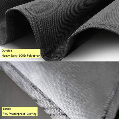 Waterproof BBQ Grill Cover, 600D Heavy Duty Polyester, UV & Snow Resistant, Fits for Blackstone 28 Inch Griddle & Camp Chef Flat Top Grill, 45" W x 23" D x 25" H, with Buckle Straps