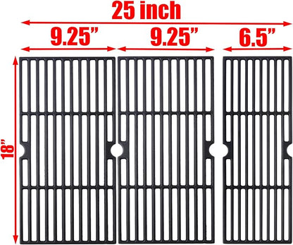 Charbrofire 463342119 463347017 Grates Grill Replacement Parts for Charbroil Grill Grates 463335517 463376017 463347418 463347519 463342118 463347518 463332718 G470-0003-W1 G470-0002-W1