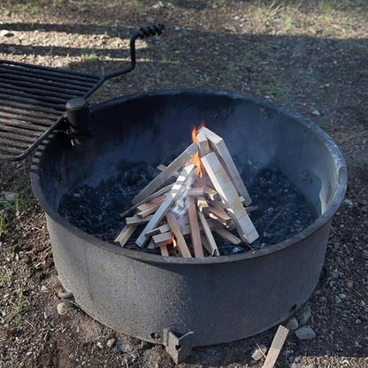 Wildwood Grilling Kiln-Dried Cedar Wood Kindling - Medium Hearth Box - Perfect for Indoor Fireplaces, BBQ Grills, Outdoor Fire-pits, Pizza Ovens & Smokeless Fire Pits