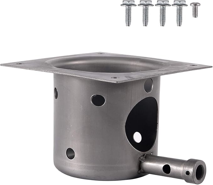 GRILLME Fire Pot Burn Pot and Hot Rod Ignitor Kit Replacement for Traeger Pellet Grill with Screws and Fuse