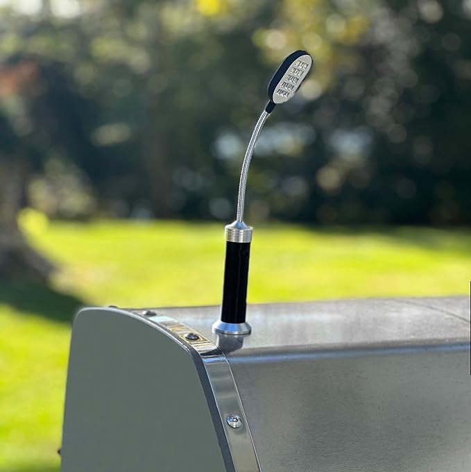 Outset Magnetic Grill Light, Rotating and Flexible Neck, 11"