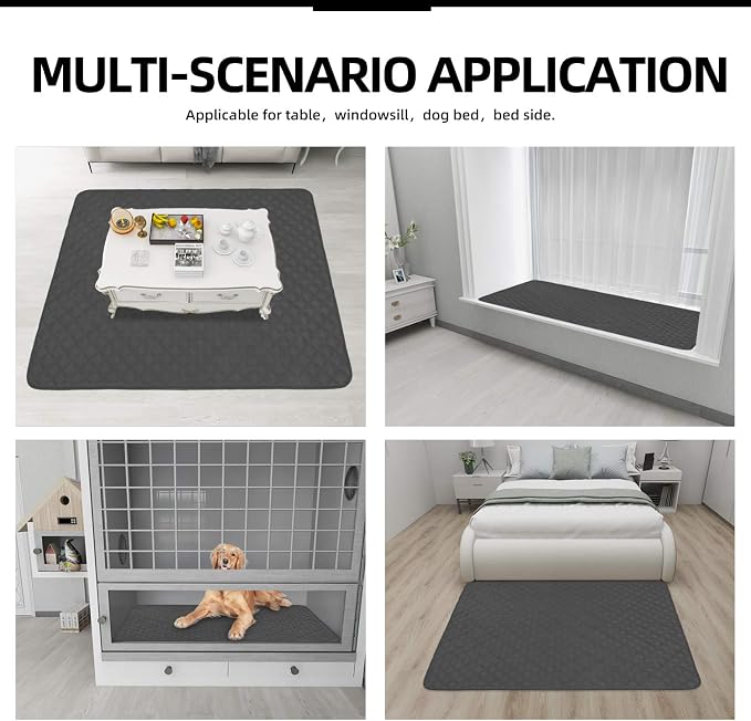 Easy-Going Sectional Couch Covers for Dogs L Shape Sofa Cover Reversible Sofa Slipcover Chaise Lounge Cover Furniture Protector Cover for Pets Dog Cat (42 x 52 inches, Dark Gray/Dark Gray) | Soft Sofa Slipcover For Dogs, Fits Left/Right Chaise Lounge P...
