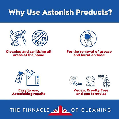 Astonish Oven & Grill Cleaner Paste with Sponge, Orange Oil 8.8oz 3 Pack