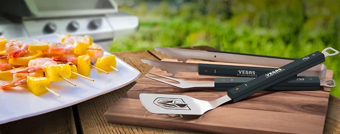 YouTheFan NHL 3PC Spirit Series BBQ Grill Set